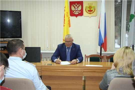 Заседание Оперативного штаба по предупреждению завоза и распространения новой коронавирусой инфекции на территории Чебоксарского района