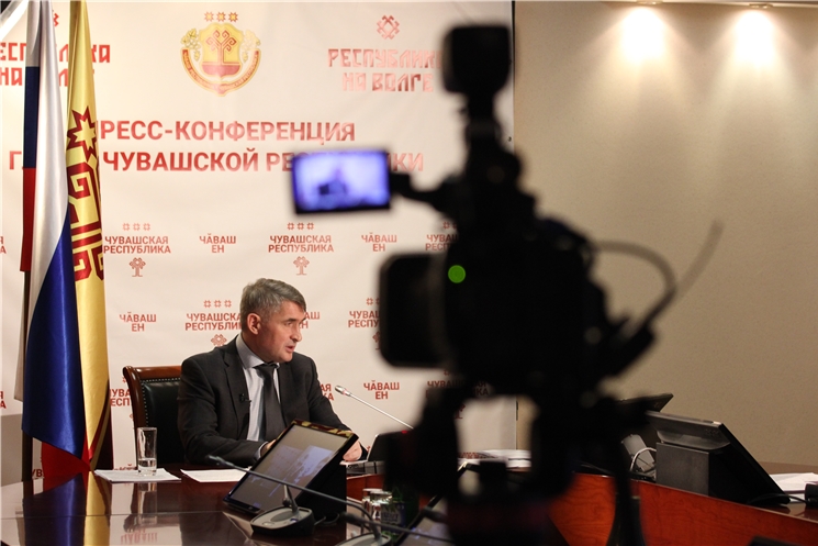 Олег Николаев провел пресс-конференцию по итогам 2020 года