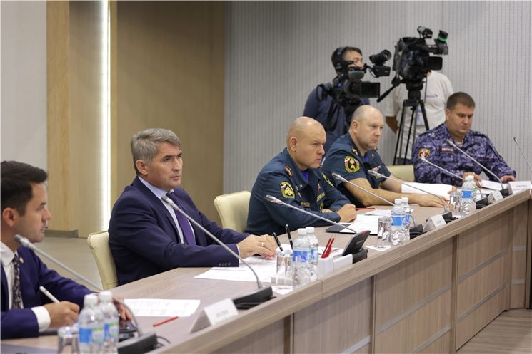 Заседание Комиссии по предупреждению и ликвидации чрезвычайных ситуаций и обеспечению пожарной безопасности в ЧР