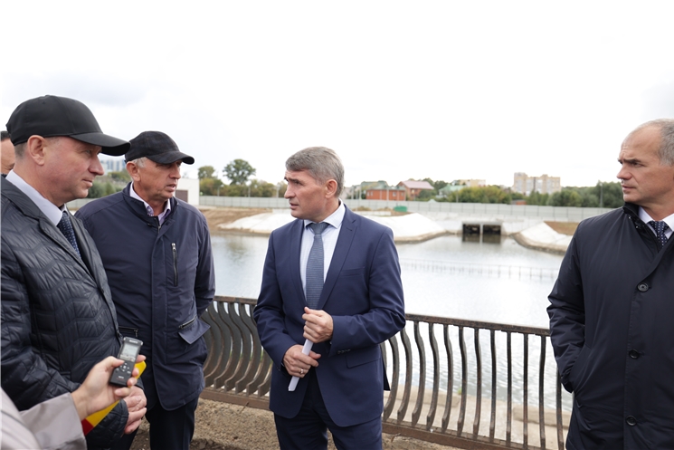 Рабочая поездка Главы Чувашии О. Николаева на объекты реконструкции Чебоксарского залива