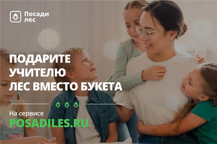 Ко Дню учителя стартует акция «Лес вместо букета»