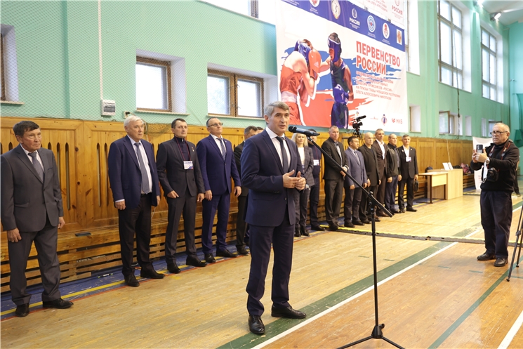 Проходит первенство Центрального Совета ФСО Профсоюзов «Россия» по боксу среди юниоров на призы Главы Чувашской Республики