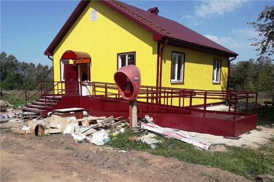 В Цивильском районе завершается строительство ФАПа в д. Елюккасы