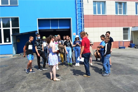 Школьники посетили Новочебоксарское предприятие по переработке ТКО