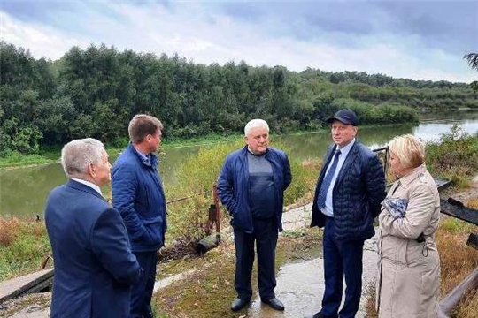 Рабочая поездка руководителя Минприроды Чувашии Эмира Бедертдинова в г. Шумерля и Ядринский район
