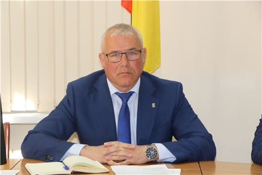Глава администрации Чебоксарского района Николай Хорасёв провел еженедельное совещание