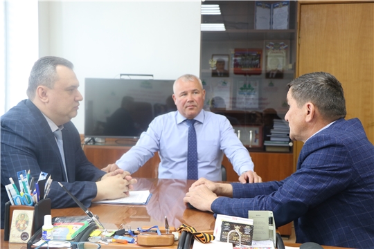 Чебоксарский район посетил руководитель Государственной службы Чувашской Республики по делам юстиции Дмитрий Сержантов