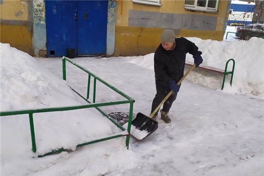 В Чебоксарах организована работа по своевременной уборке снега