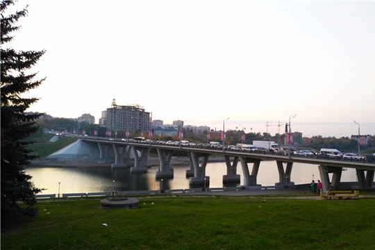Ограничения в 40 км/ч на мостах в Чебоксарах сняты. Кроме - Гагаринского, Октябрьского и Сугутского мостов