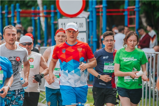 В Чебоксарах прошел традиционный забег «Зеленый марафон»