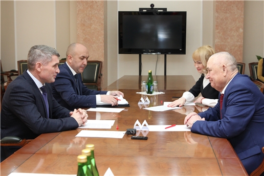 Встреча Олега Николаева с руководством ООО "Мясокомбинат "Звениговский"