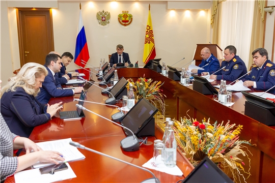 Еженедельное совещание в Доме Правительства