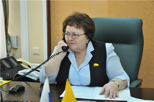 Председатель Госсовета Чувашии Альбина Егорова провела прием граждан
