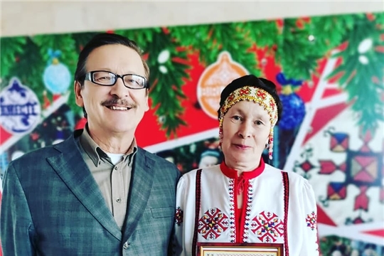 Елена Альгешкина - победитель IV Республиканского конкурса руководителей кружков и студий чувашской традиционной вышивки «В краю ста тысяч вышивок»