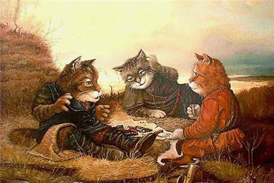 Коты в искусстве как символ счастья