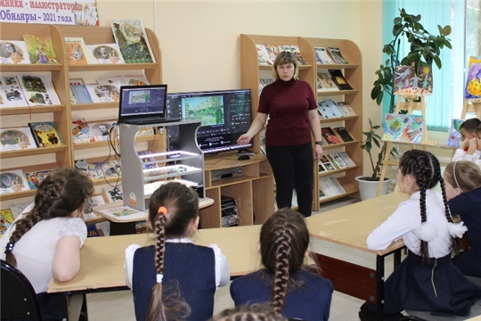 Чебоксарские школьники знакомятся с библиотечной мультстудией «АнимаТус»