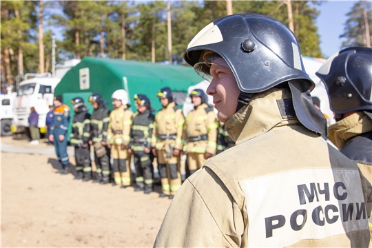 Олег Николаев принял участие в командно-штабных учениях МЧС России по Чувашской Республике