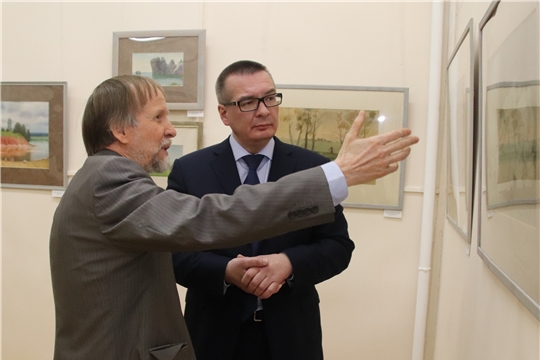 В Новочебоксарске открылась выставка «Академия акварели. Александр Мухин-Чебоксарский и ученики»