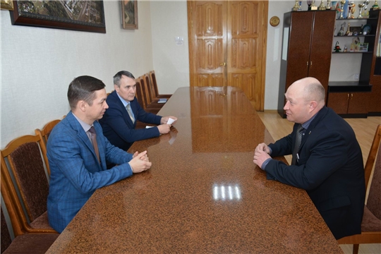 Вурнарский район с рабочим визитом посетил руководитель Госветслужбы Чувашии Константин Викторов