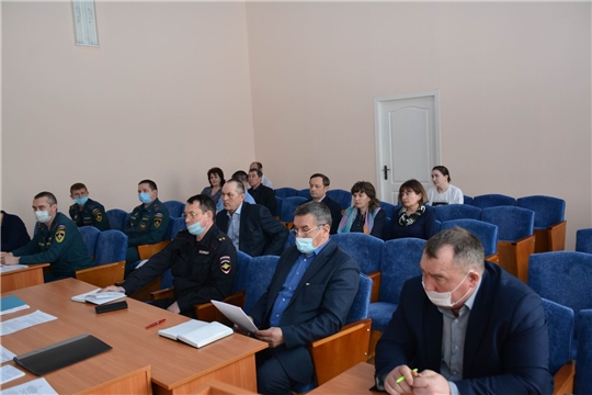 В Вурнарском районе обсуждены вопросы обеспечения противопаводковых мероприятий