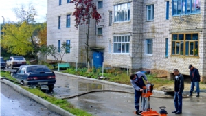 Ремонт дворовых территорий села Красноармейское - под контролем Дорожной лаборатории 