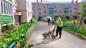 Дворовые территории Моргаушского района в центре внимания Дорожной лаборатории 