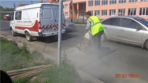 Дорожная лаборатория выехала в Комсомольский район и город Канаш 