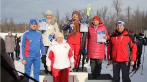 Альбина Егорова приняла участие в «Лыжне России – 2016» в Чебоксарском районе 