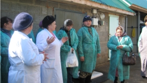 Совещание по ветеринарно-санитарной экспертизе мяса и мясных продуктов в Моргаушском районе 