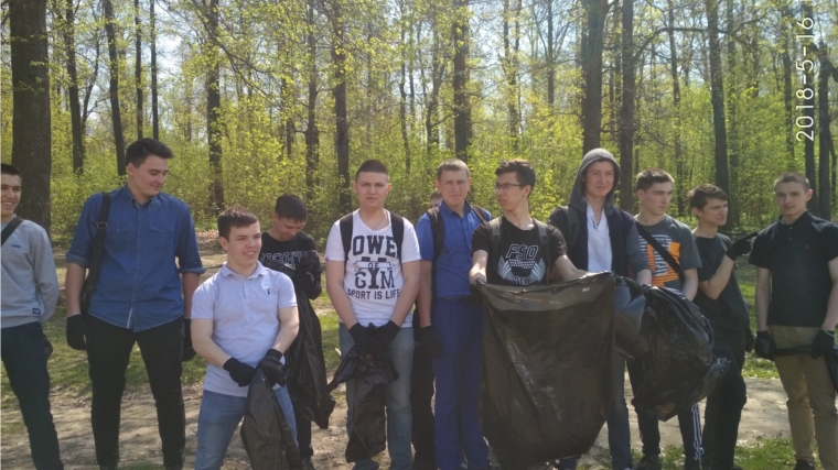 В Бауманском лесу прошла экологическая акция