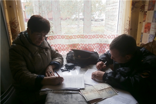 В Алатыре прошёл рейд по семьям, находящимся в социально опасном положении