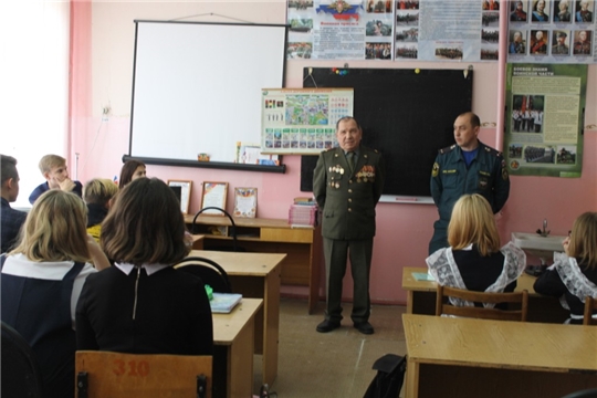 г. Алатырь: школьникам рассказали о гражданской обороне