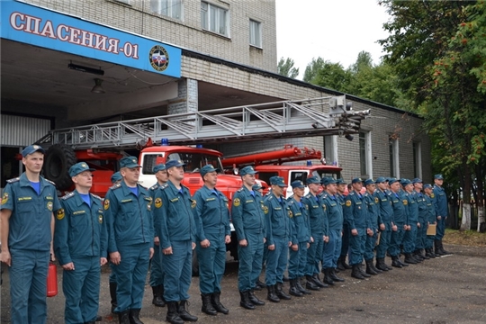 Огнеборцы обращаются к жителям Алатыря…