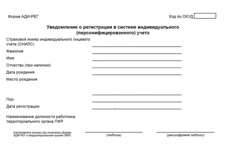 Вместо «зеленой карточки» СНИЛС – бумажное или электронное уведомление