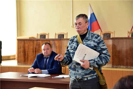 В Ибресинском районе проходит штабная тренировка
