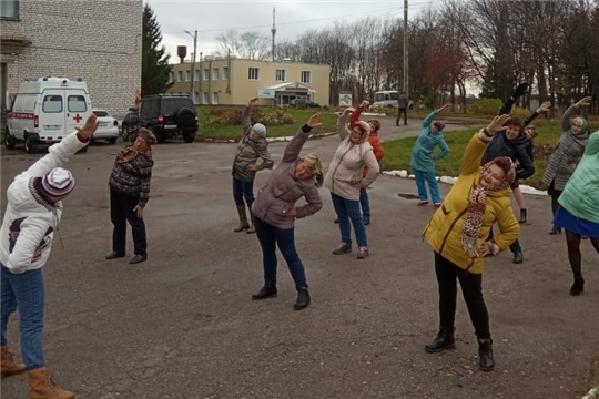 Единый день зарядки в БУ "Козловская ЦРБ им. И. Е. Виноградова"