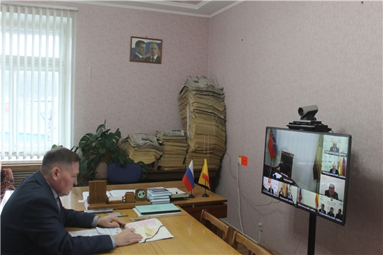 Глава администрации Козловского района принял участие в режиме ВКС в заседании Комиссии по профилактике правонарушений