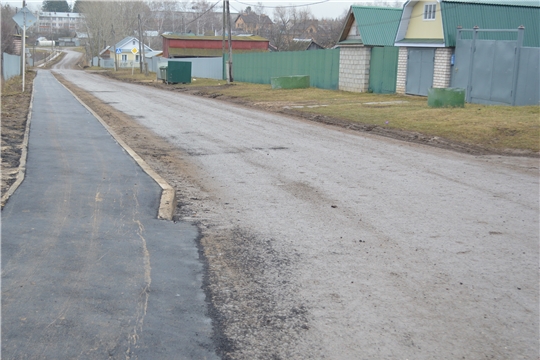 Завершились работы по строительству тротуара между улицами Чапаева и Карла Маркса села Красноармейское
