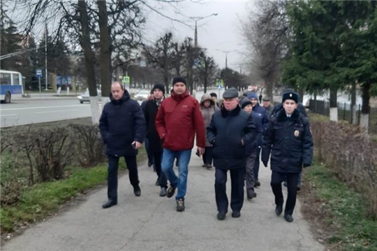 В Ленинском районе состоялся еженедельный комиссионный обход территорий
