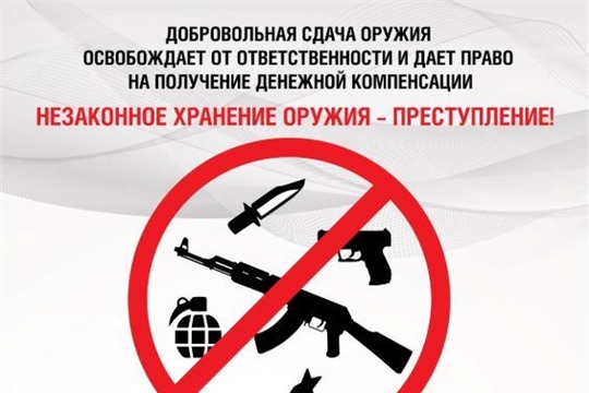 Граждане, добровольно сдавшие оружие в полицию, получают денежное вознаграждение