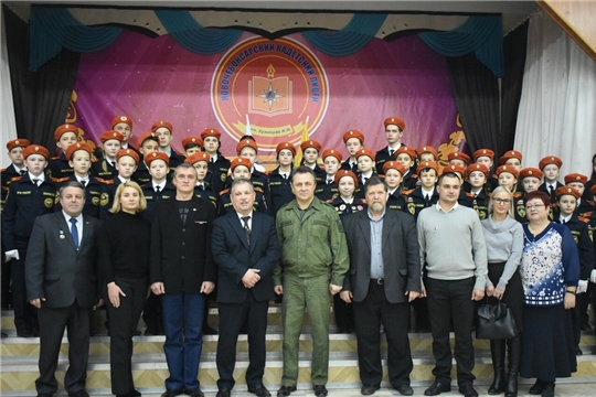42 юнармейца Новочебоксарского кадетского лицея вступили в ряды «Юнармии"