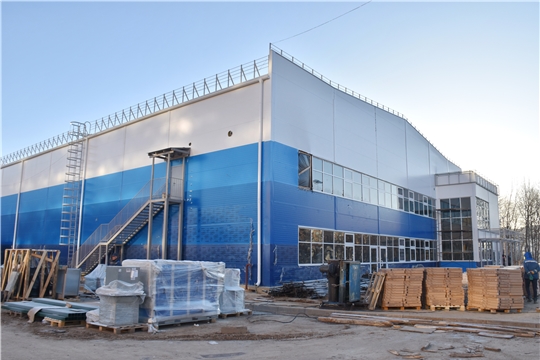  строительство Регионального центра по хоккею в Чебоксарах идёт по графику