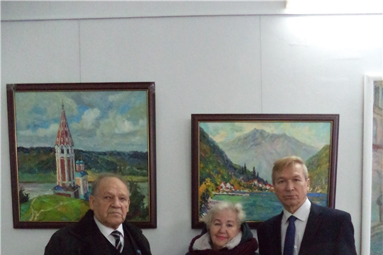 Делегация регионального отделения Союза пенсионеров России по Чувашской Республике в Ядринском художественно-краеведческом музее