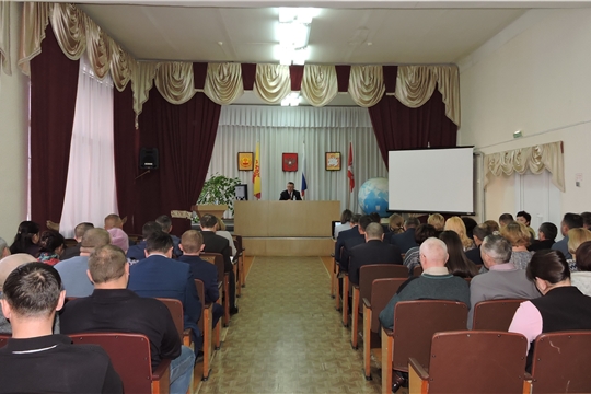 Совещание с руководителями сельхозорганизаций Яльчикского района