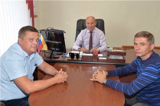 Рабочая встреча главы администрации Батыревского района