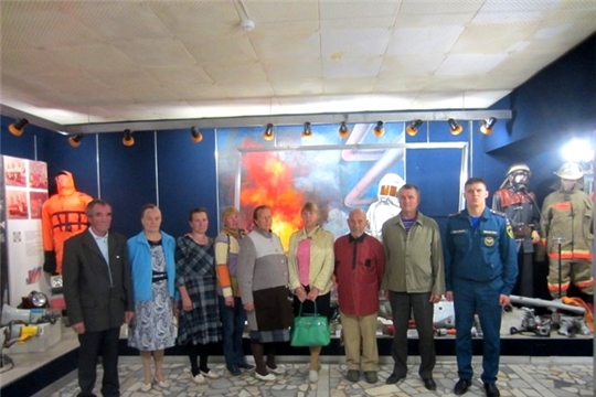 В Музее пожарной охраны.