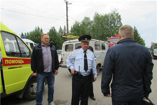 В Алатыре прошли межведомственные учения по противодействию терроризму