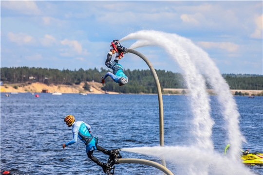 Фестиваль водных видов спорта прошёл на Московской набережной г. Чебоксары
