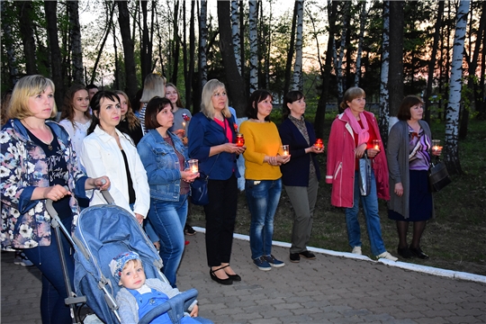 Прошла всероссийская акция «Свеча памяти» в Ибресинском районе