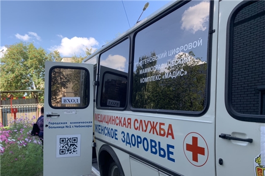 Жительницы Калининского района могут пройти маммографическое обследование рядом с домом